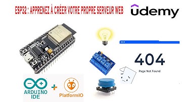 #08 Apprendre à créer un serveur web avec ESP32 :  page d