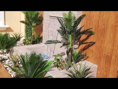 تنسيق الحدائق المنزليه تركيب شجر صناعي مظلات منزليه عشب جداري جده شلالات نوافير اسعار عشب صناعي مكه