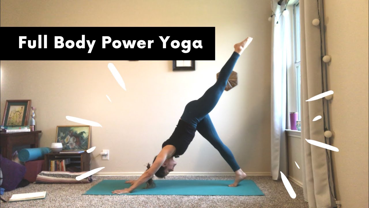 Simple Power Yoga Total Body Workout for Women
