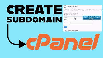 How to create subdomain in cPanel