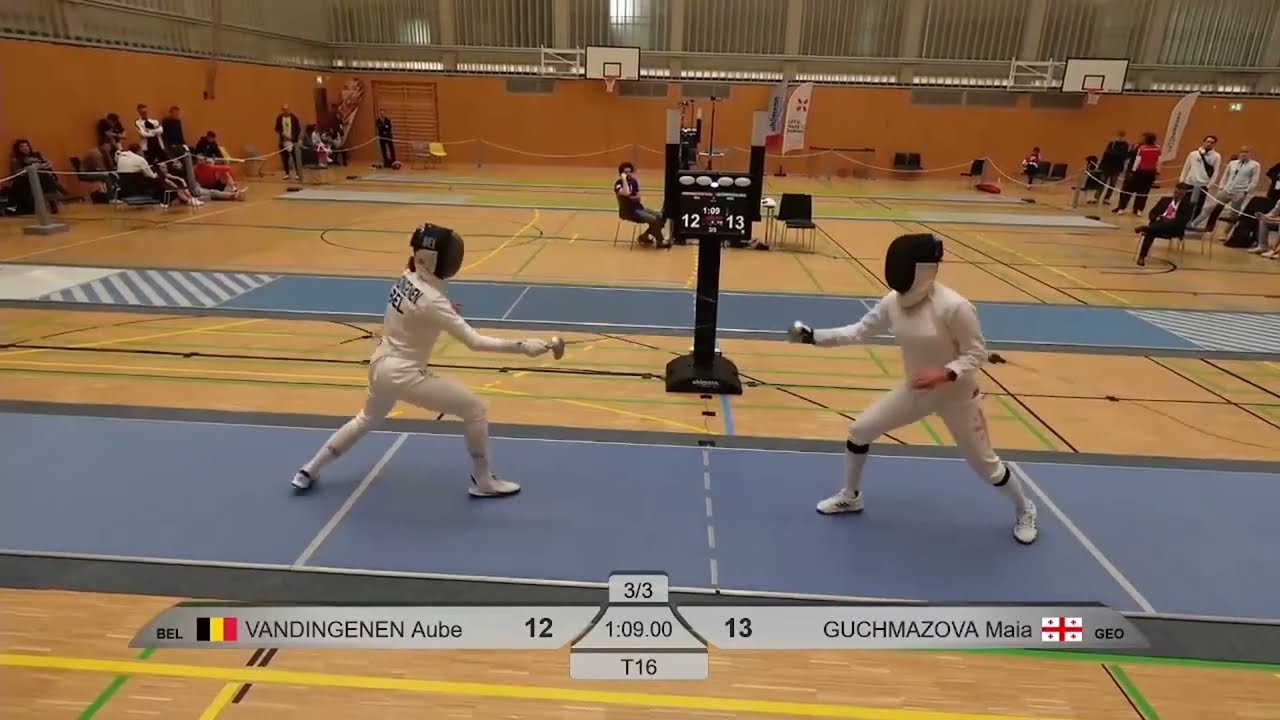 European Olympic Qualifier 2024 SWE   L16   Aube Vandingenen BEL v Maia Guchmazova GEO