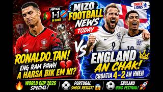 England leh Columbia chak zanah Ronaldo a vanduai| mizofootball chanchinthar