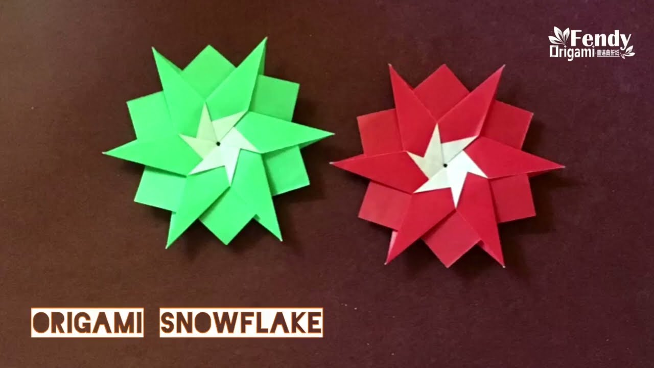 Origami Snowflake 折纸雪花