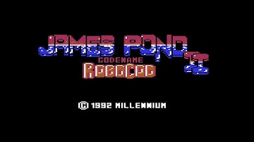 James Pond 2 : Codename : RoboCod (Commodore 64) – Écran-titre (PAL) – 1080p