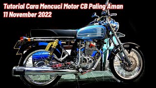Tutorial Cara Mencuci Motor CB Paling Aman 11 November 2021