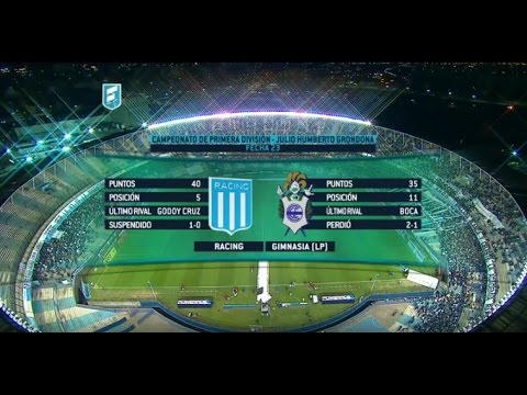 Mirá en vivo el duelo entre Racing y Gimnasia en Avellaneda