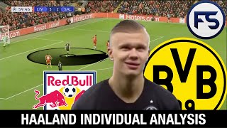 Erling Haaland individual analysis.  Transfer from Red Bull Salzburg to Borussia Dortmund.