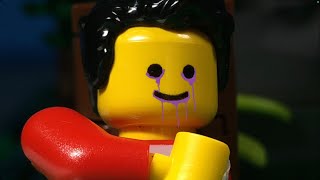 Lego Man Drinks Grimace Shake