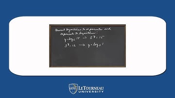 Definition of a Logarithmic Function