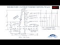 DESIGN OF CANTILEVER RETAINING WALL || PART-1