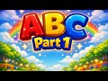 ABC Learning for Kids Part 1 | A to I Alphabet Song | 3D Animated Cartoon ABC