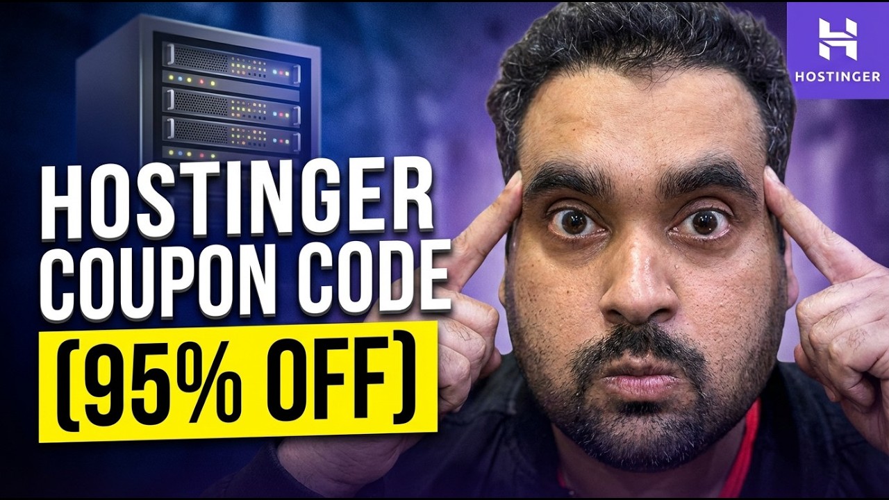Hostinger Coupon Code 2026 - Get 95% Discount on Hostinger
