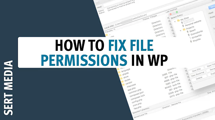 How To Fix File & Folder Permissions In WordPress 2020 - How To Fix File Permissions For WordPress