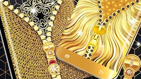How to set a zip lock and golden lock screen.😎😎