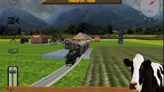 Farm Animal Transport Train - Transport Animals 3D iOS Gameplay screenshot 1