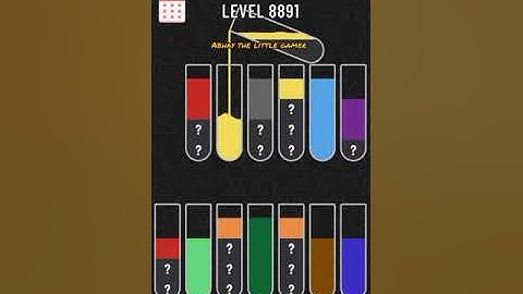 Water sort puzzle level 8891