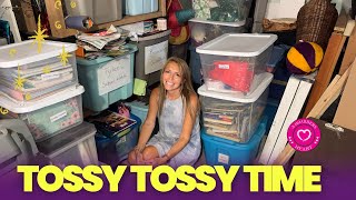 It’s Tossy Tossy Time | Get RID of it ALL!! Declutter the Basement ❤️