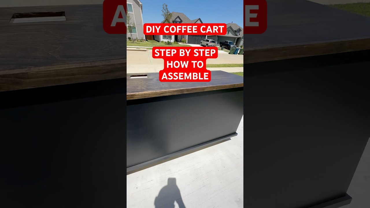 Как собрать передвижную кофейную тележку | Советы и инструменты для идеальной сборки своими рукам...