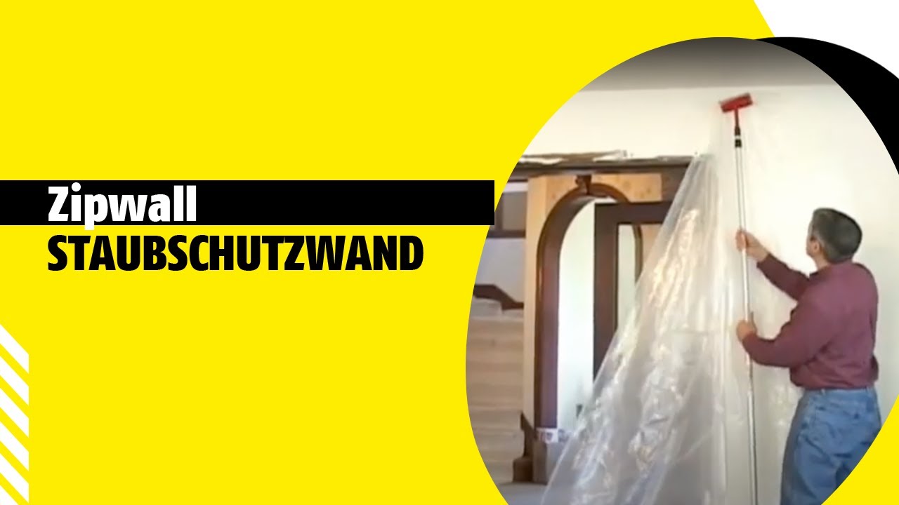 Hochwertige Staubschutzwand Für Renovierung – Individuell Erweiterbar Mit Reißverschlüssen, Aus Robustem PP-Vlies