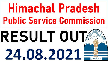 HPPSC Latest Result Out | 24.08.2021 |