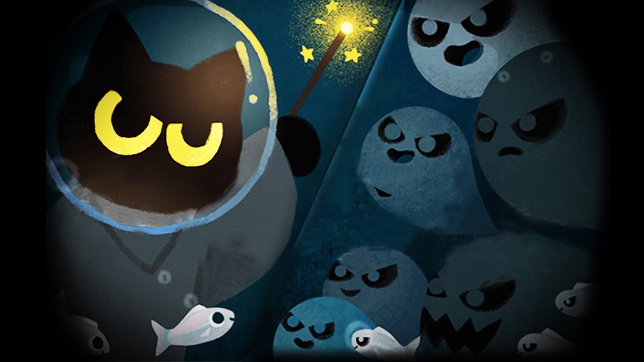 welp, here's the cat from Halloween 2 (Google doodle game) that I