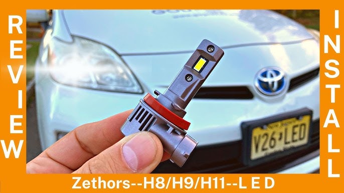 REVIEW- Zethors H4 LED Headlight Bulbs, 400% Brighter Wireless