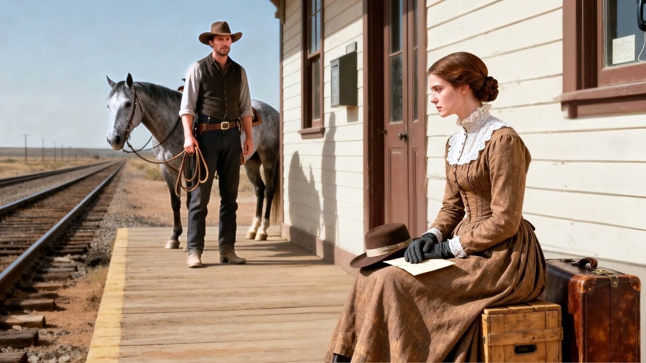 Assise, délaissée à la gare, la mariée par correspondance ignorait que le rancher la cherchait.