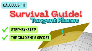 Tangent Planes Simplified in 9 Minutes: (Step-by-Step)