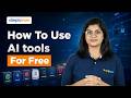 How To Use AI Tools For Free | 5 AI Tools Are Free And Insane | Top 5 Free AI Tools | Simplilearn