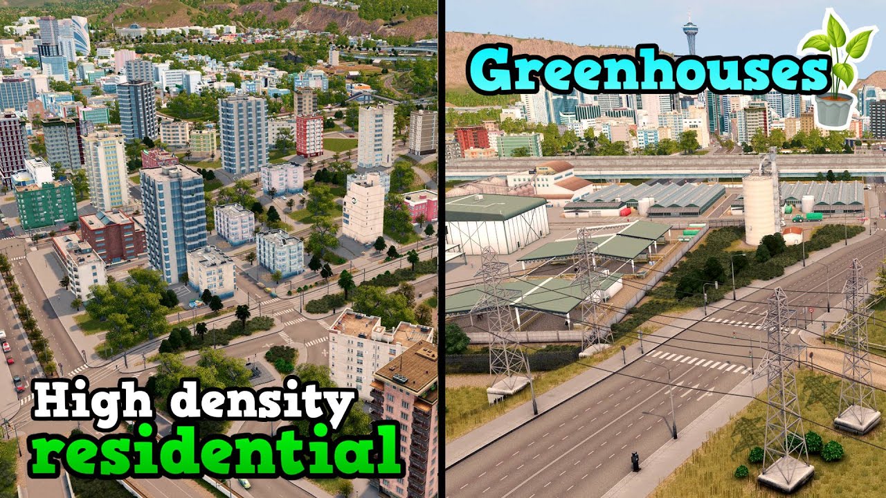 Highdensity residential & greenhouses Pro builds his Dream City, Ep
