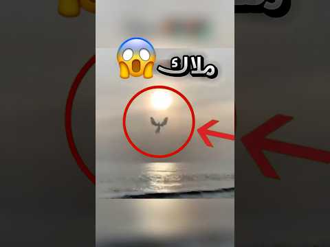 ظهور ملك فوق البحر والناس تتهافت لتشوفوا صدمة 