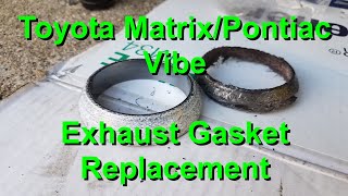 Exhaust Gasket Replacement on Toyota Matrix/Corolla/Pontiac Vibe
