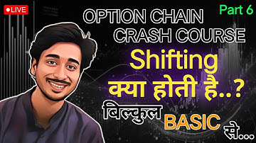 Shifting क्या होती है  EP-06 Option Chain Analysis In Hindi LTP AOC CALCULATOR