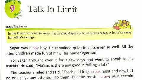 TALK IN LIMIT || CLASS U.K.G || ENGLISH || CHAPTER 9 || FULL CHAPTER || MPES Classes