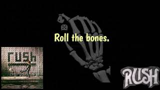 Roll the Bones (Lyrics) - Rush | Correct Lyrics