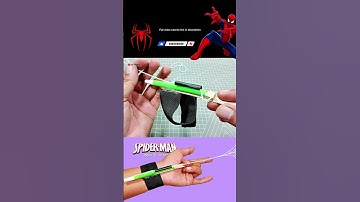 SPIDERMAN WEB SHOOTER 🤟🏻🕸 #shorts #spiderman #spiderweb #webshooter