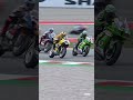 He overtook TWO opponents while doing a wheelie?! 😨 | 2024 #CatalanWorldSBK 🏁