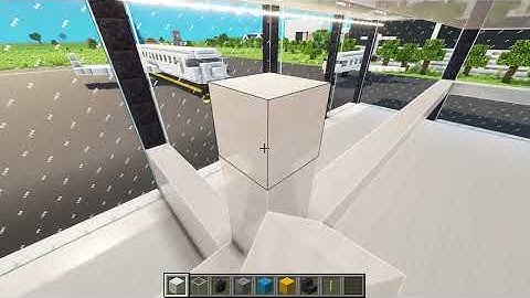 How to build an airport in Minecraft
