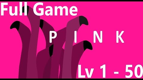 pink game Levels 1 - 50 Walkthrough & iOS / Android Gameplay (by Bart Bonte)