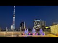 浅草ハレテラス　浅草　松屋　屋上 クリスマスツリー　★　東京スカイツリー　ライトアップ　虹色　♪　Asakusa　matsuya　Skytree　夕暮れ　christmas tree