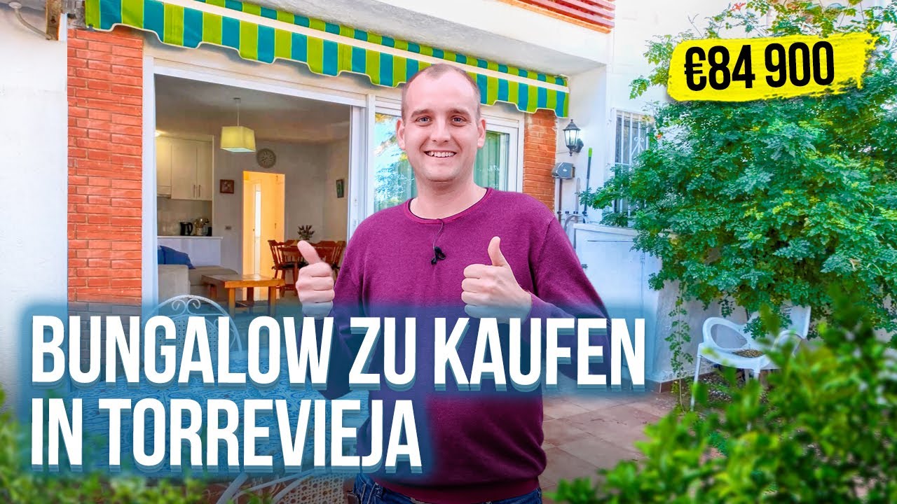 Immobilien in Spanien günstig 🇪🇸 Bungalow zu kaufen in Torrevieja | 84 900 €