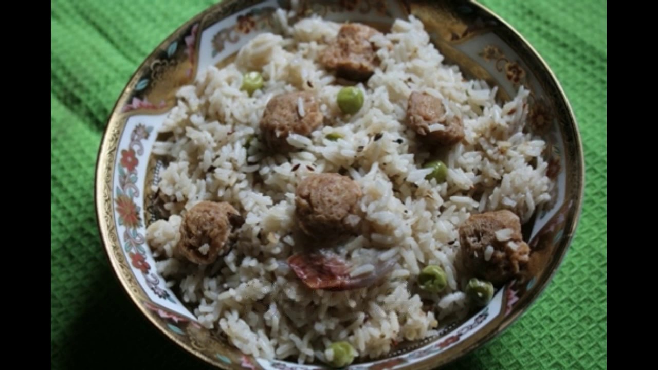 Nutrela Soya Chunks Pulao Recipe Soya Chunks Pulao Recipe - YouTube