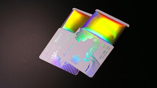 Invisible Color Hologram Stamping Foil Material, Rose Gold Invisible Color Hologram Stamping Foil Material, Rose Gold
