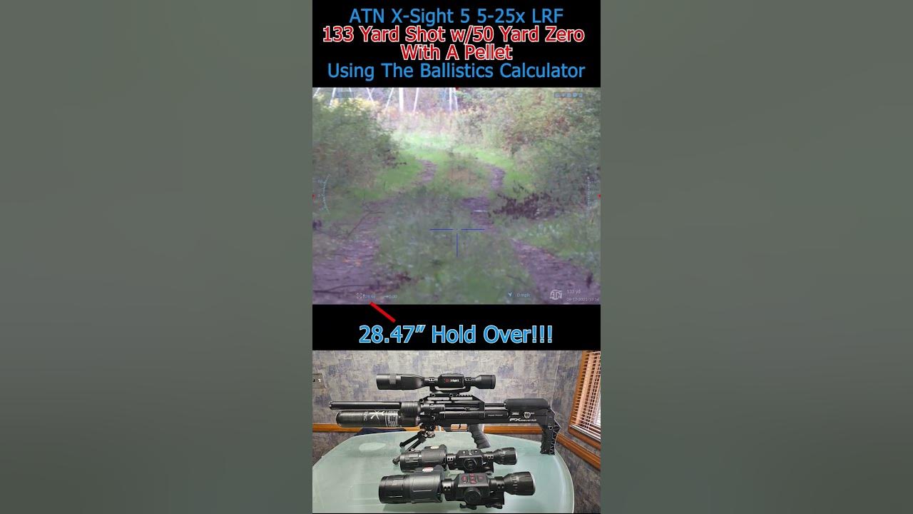 ATN XSIGHT 5 Ballistic Calculator Is Fantastic! atn airguns x