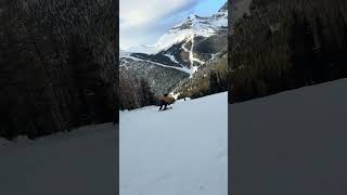 Gliding Through Paradise #LakeLouise #CanadianRockies #SkiingCanada #Banff #MountainLife #family