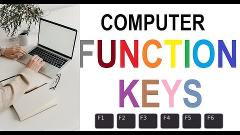 Computer Shortcut Keys|| FUNCTION KEYS: Part 1