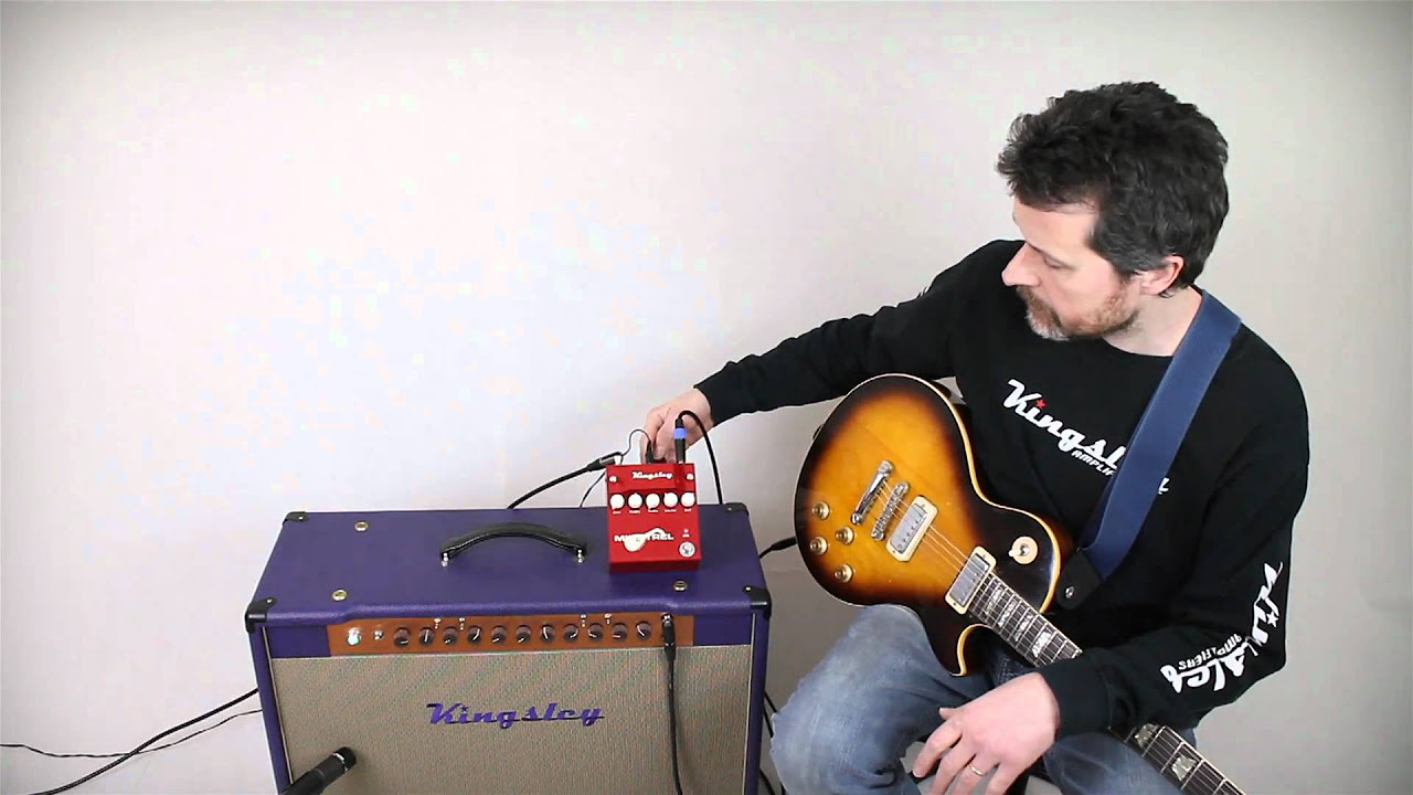 Kingsley Minstrel tube overdrive pedal w/stratocaster - YouTube