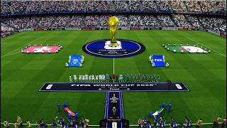 Match Algérie vs Suisse en direct aujourd'hui Coupe du monde Simulation de football jeu vidéo PC ...