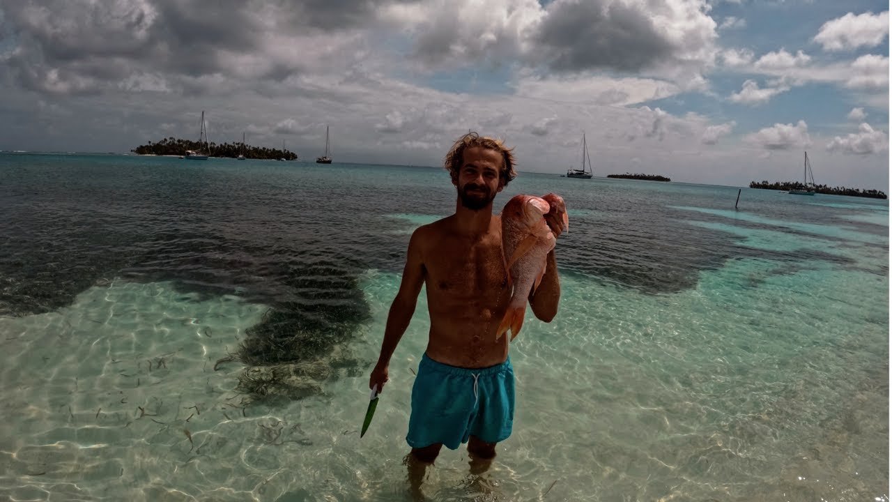 ⁣Pesca y Cocina en el PARAISO / Nómadas explorando Islas de San Blas Panama  Ep. 37