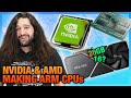 HW News - NVIDIA &amp; AMD Might Be Making Arm CPUs, Threadripper 7985WX Leaks, RTX 4080v2 Leaks